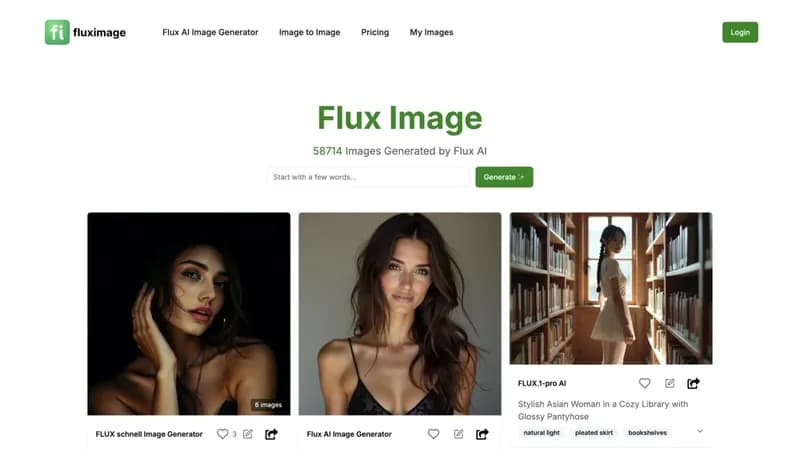 Flux AI Image Generator screenshot