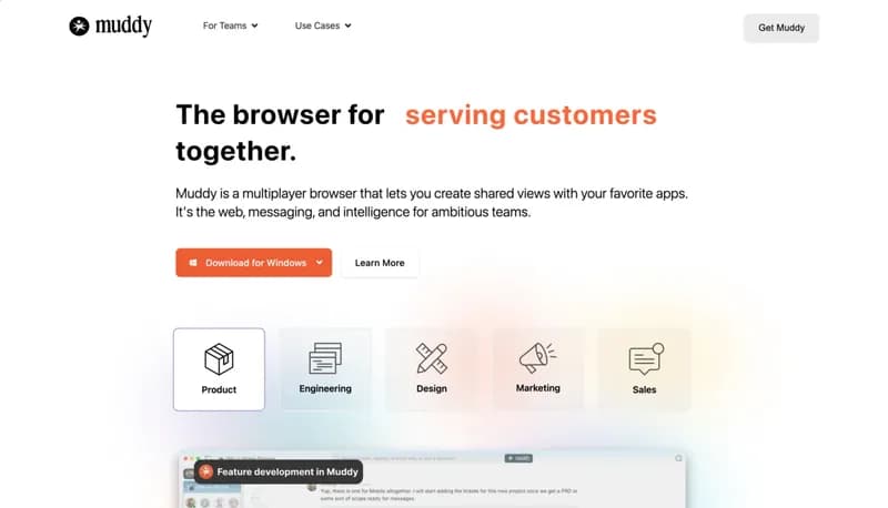 Muddy Browser screenshot