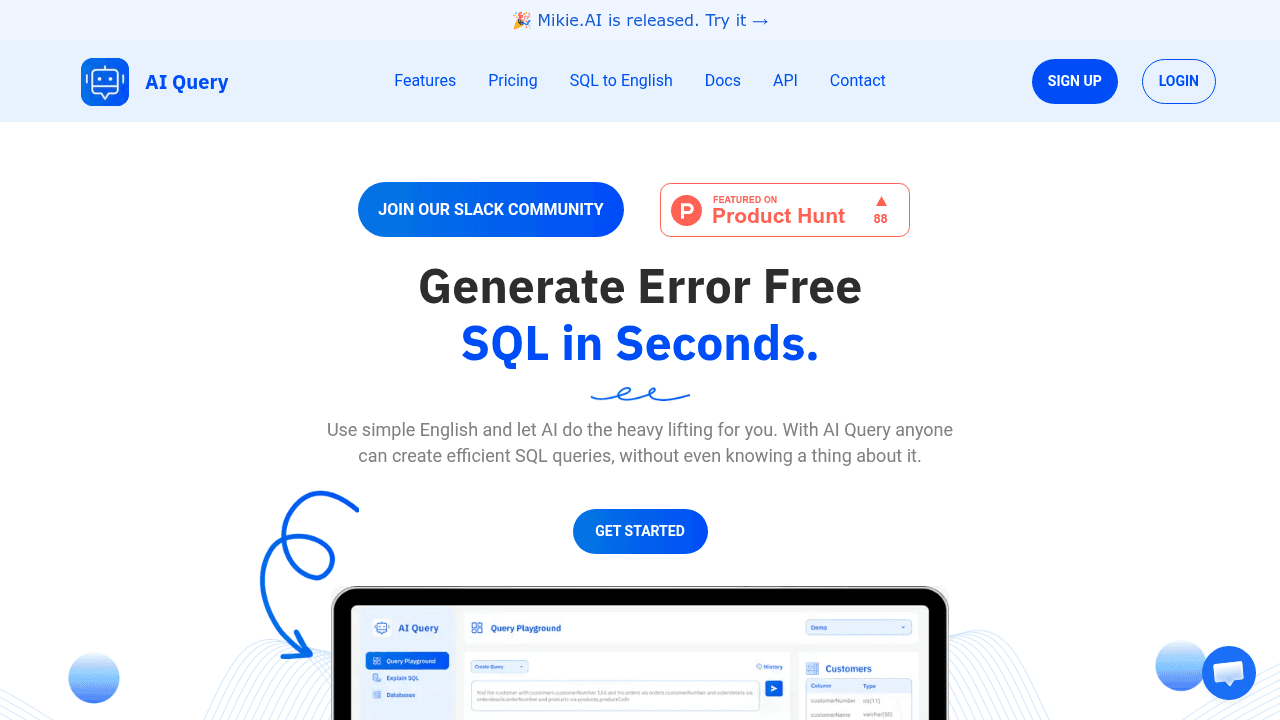 ai query website