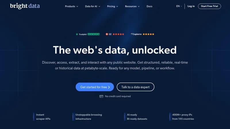 bright data website