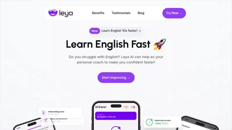 Leya AI screenshot