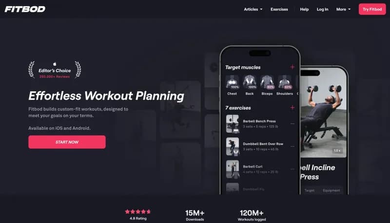 Fitbod screenshot