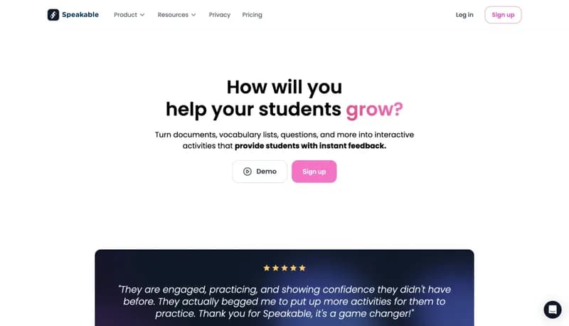 Speakable screenshot