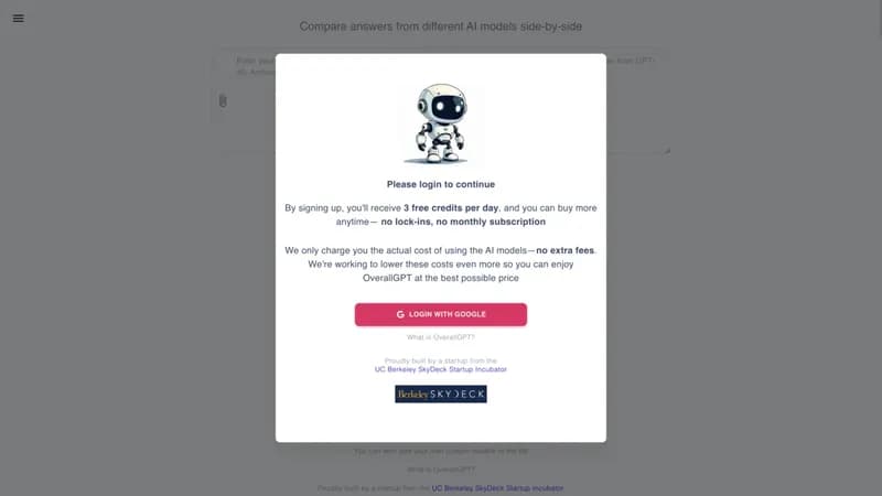 OverallGPT screenshot