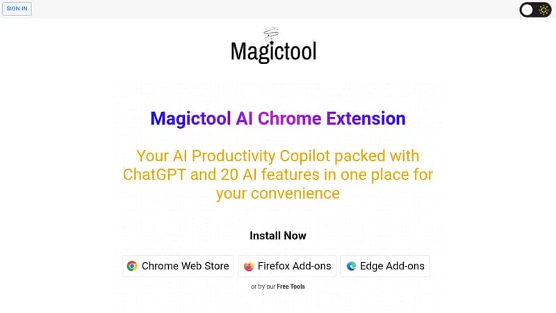 magictool ai website
