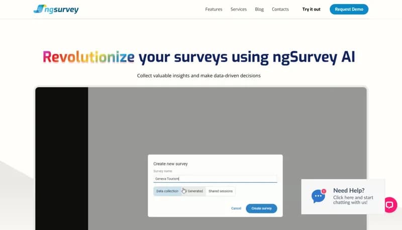 ngSurvey screenshot