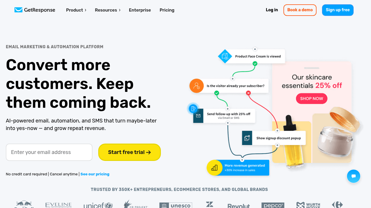 getresponse website