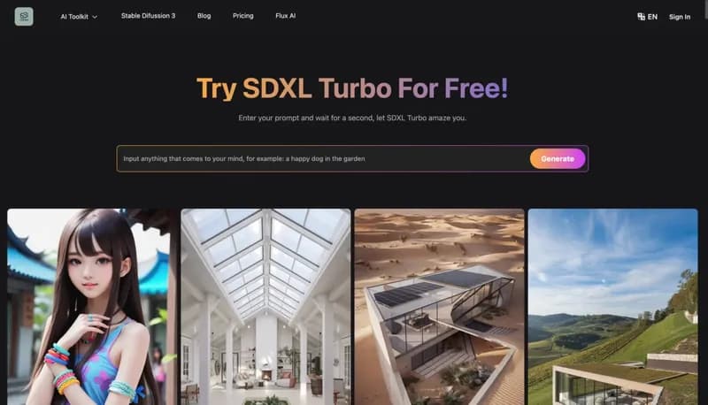SDXL Turbo screenshot