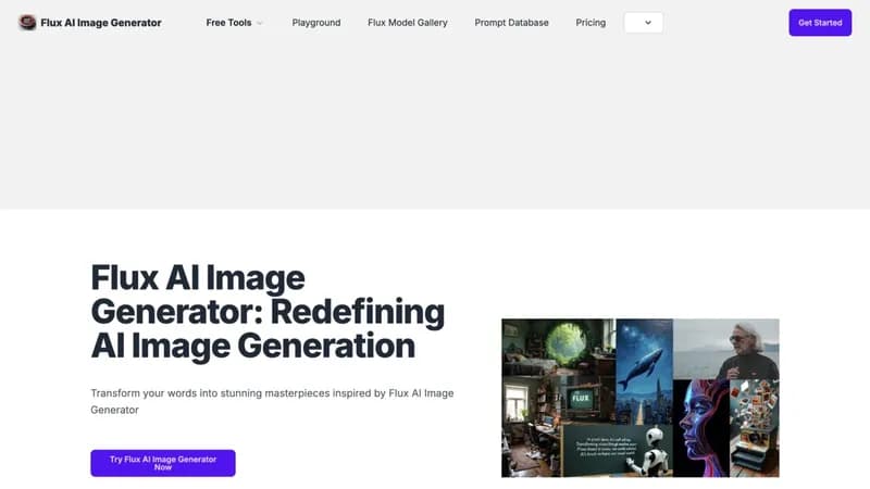 Flux AI Image Generator screenshot
