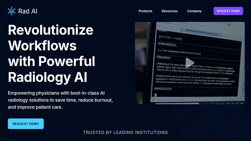 rad ai website