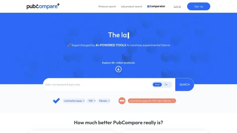 PubCompare screenshot