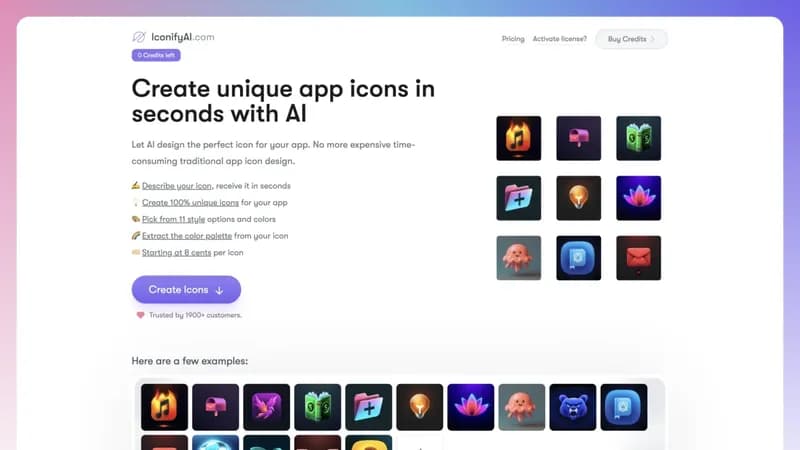 AI Icon Generator screenshot