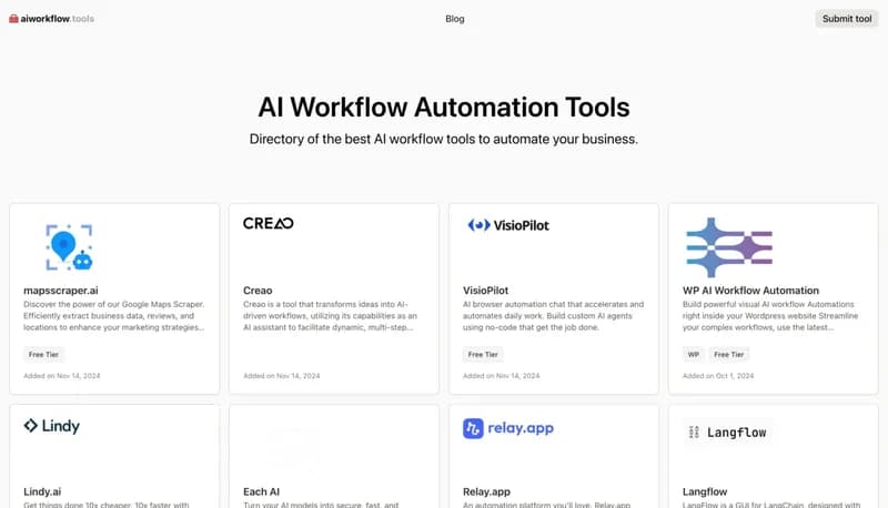 aiworkflow.tools screenshot
