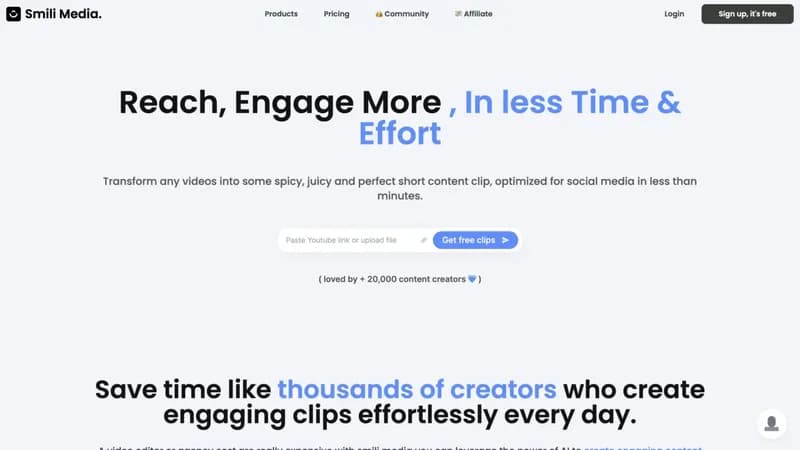 SmiliMedia screenshot