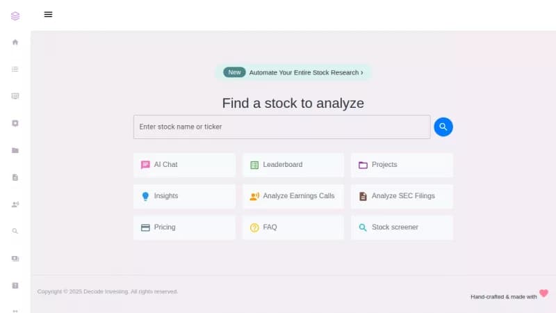 Decode Investing screenshot