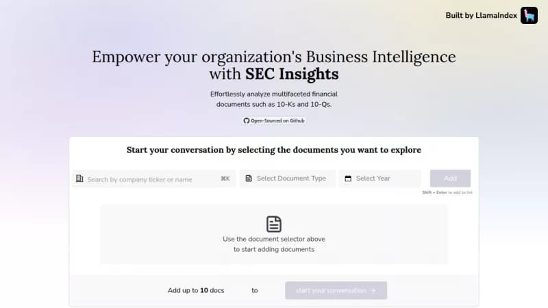 SEC Insights screenshot