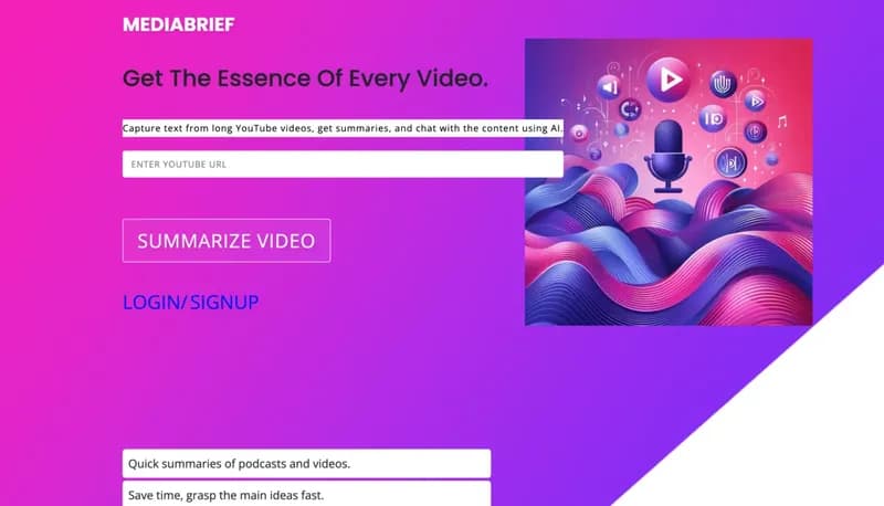 MediaBrief screenshot