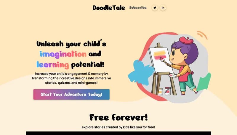 DoodleTale screenshot