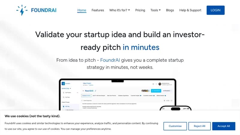 foundrai website