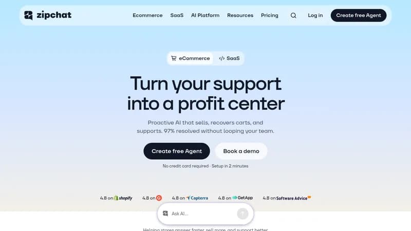 zipchat ai website