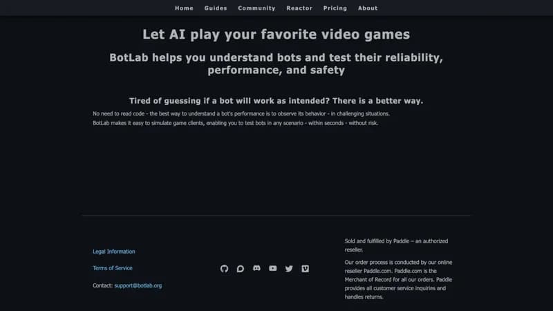 BotLab screenshot