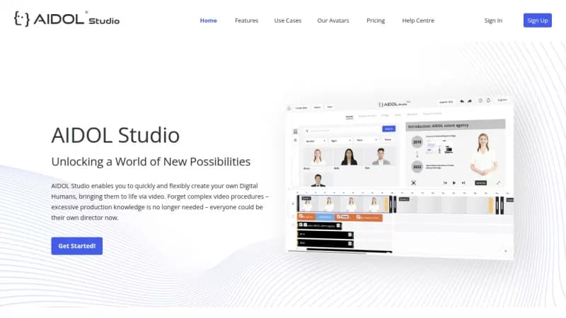 AIDOL Studio screenshot