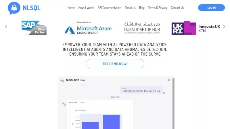 NLSQL screenshot
