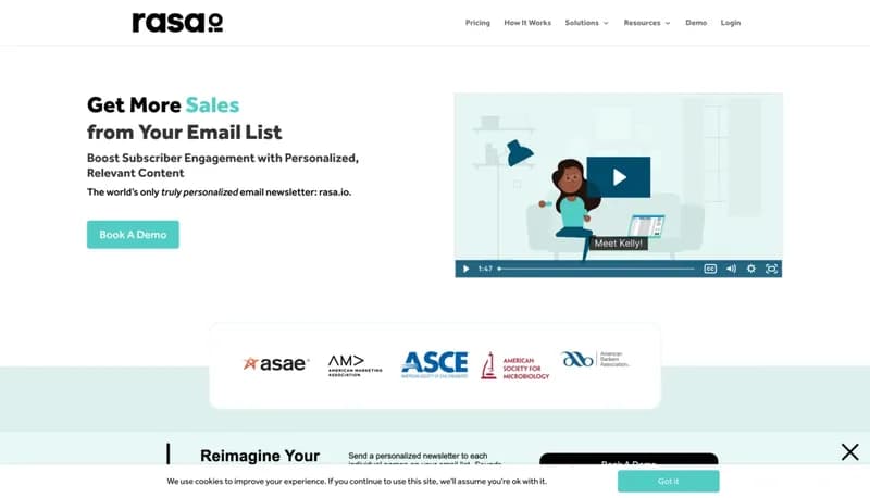 rasa.io screenshot