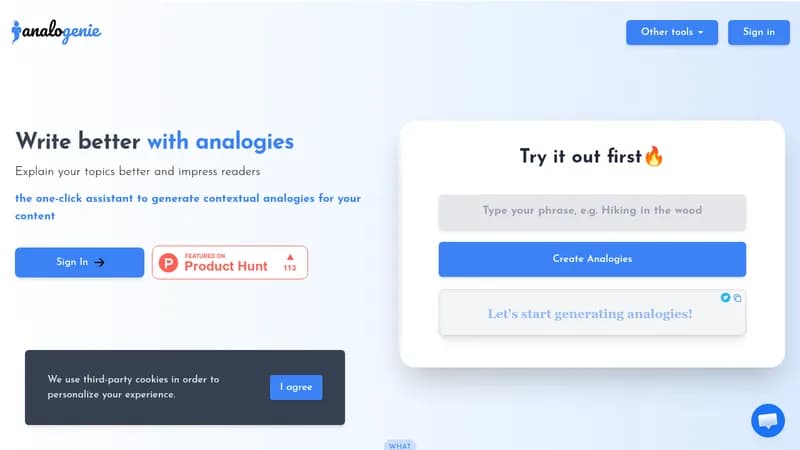 analogenie website
