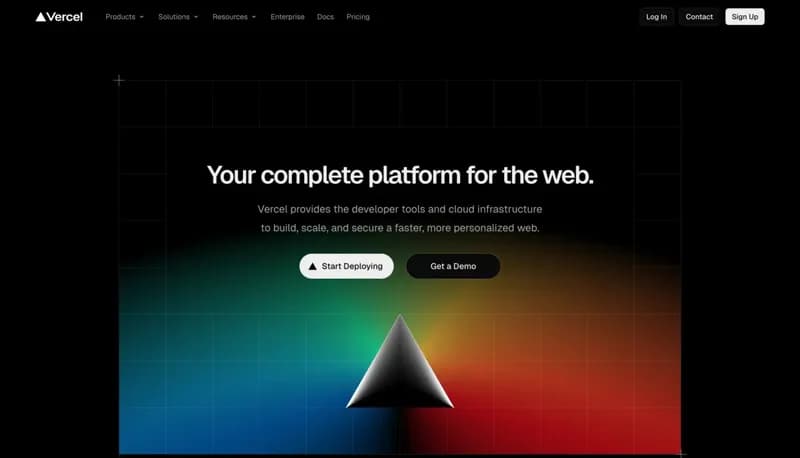 Vercel screenshot