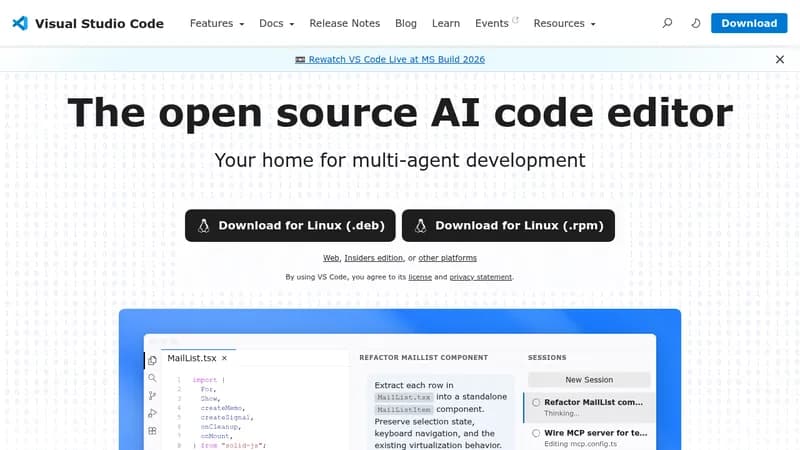 visual studio code website