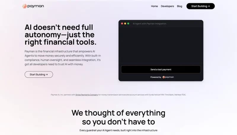 Payman AI screenshot