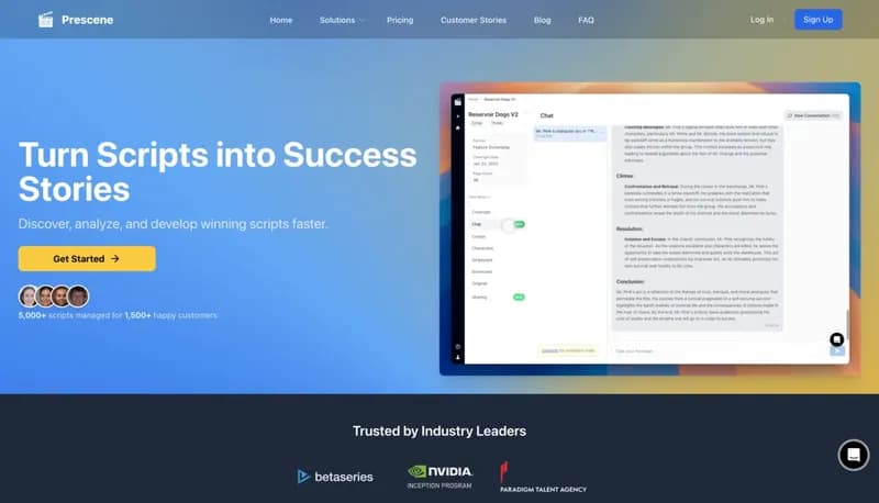 Prescene screenshot