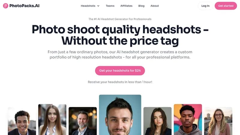 photopacks.ai website
