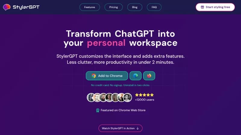 StylerGPT screenshot