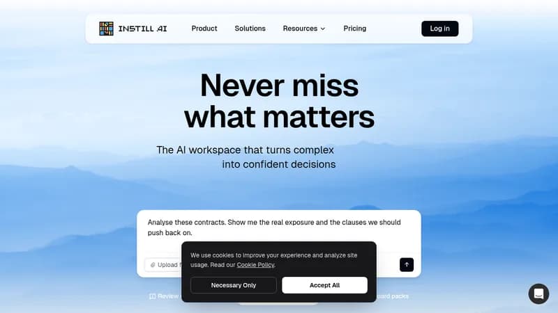 instill ai website