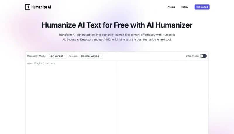 Humanize AI screenshot