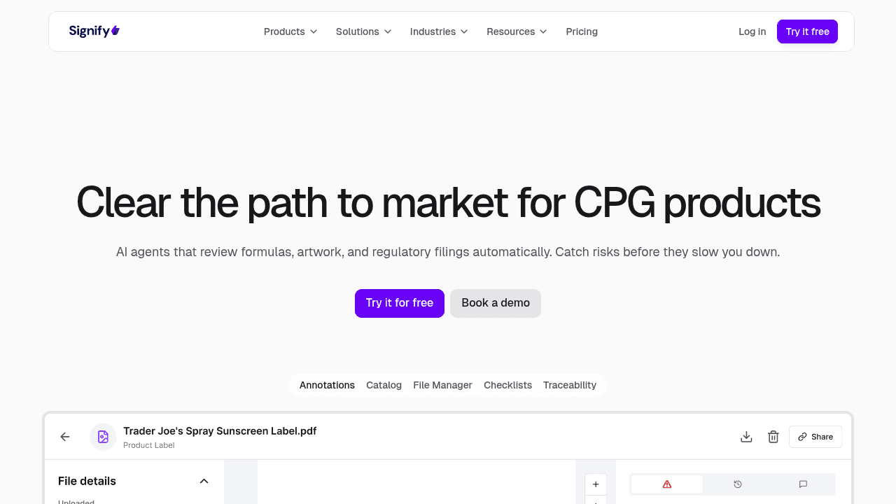 signify website