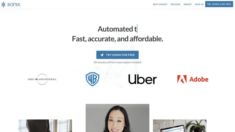 Sonix screenshot