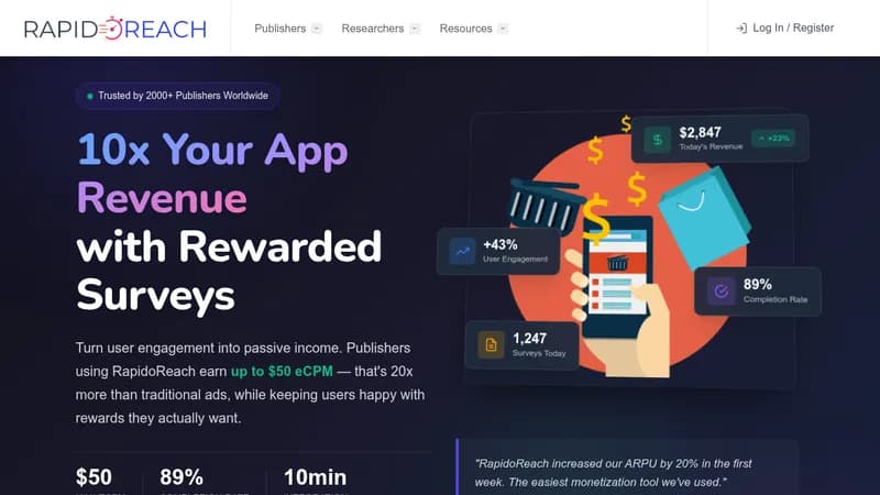 rapidoreach website