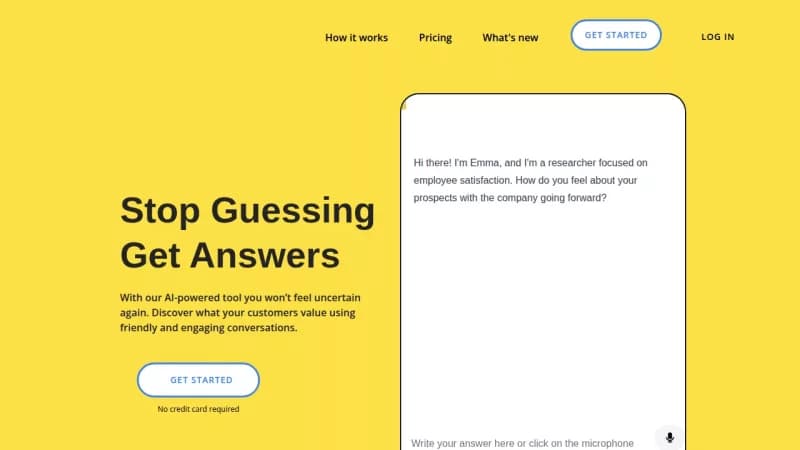 ChattySurvey screenshot