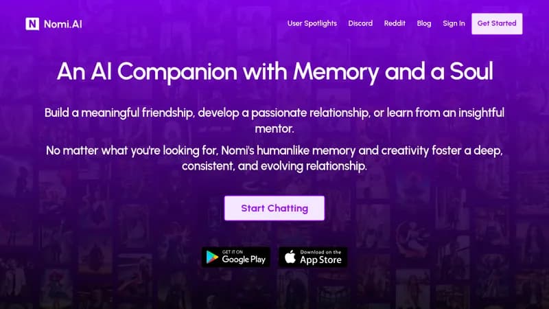 nomi.ai website