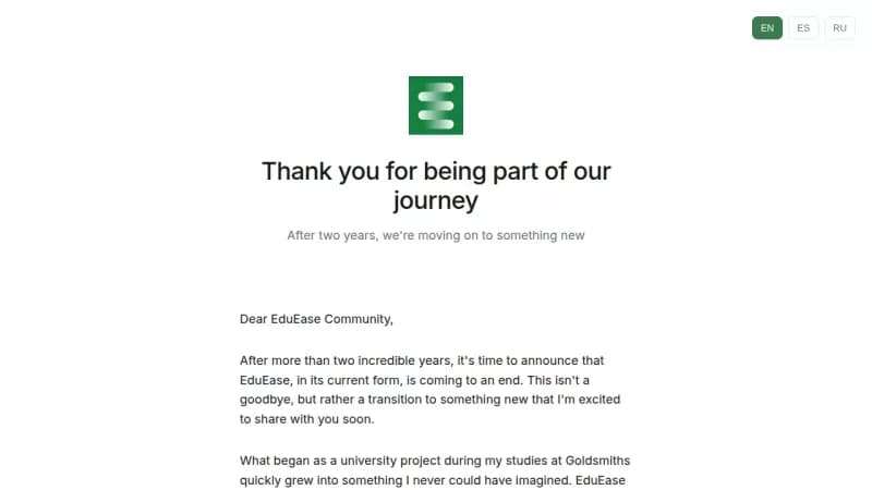 EduEase screenshot