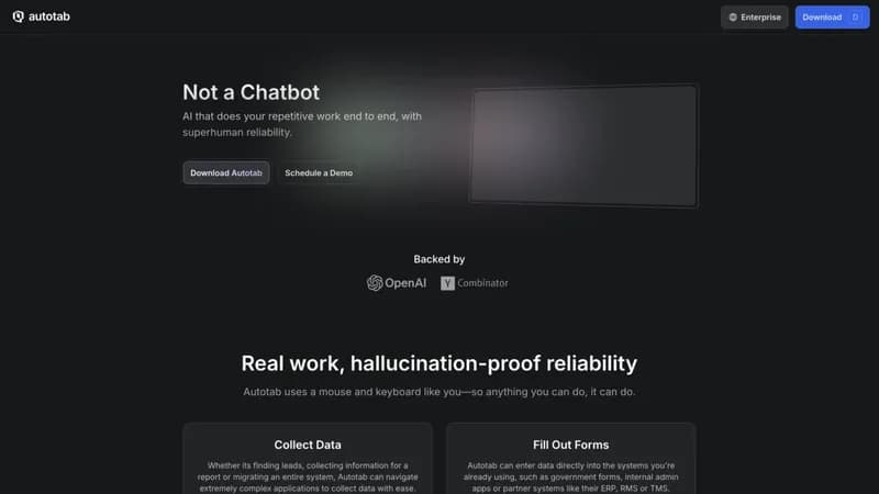 Autotab screenshot