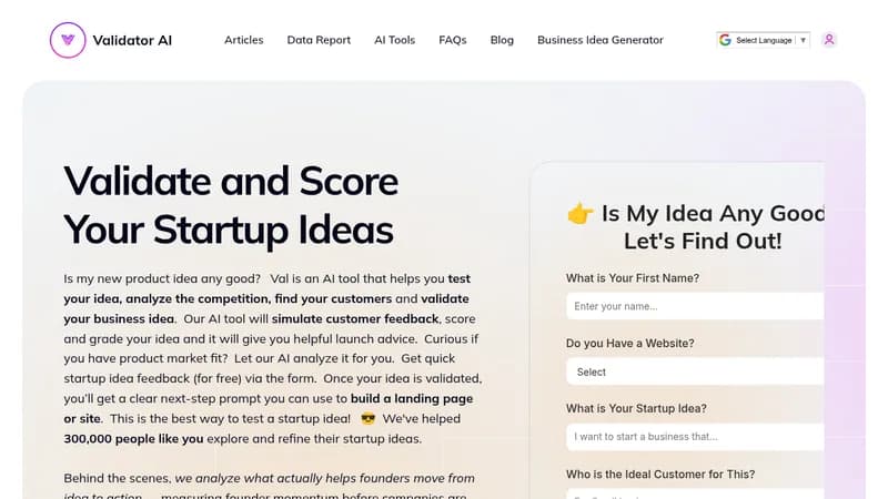 validator ai website