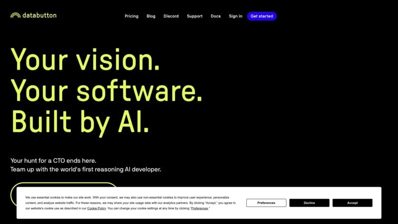Databutton screenshot
