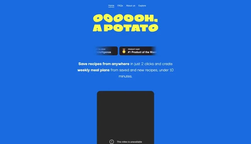 OH, a potato! screenshot
