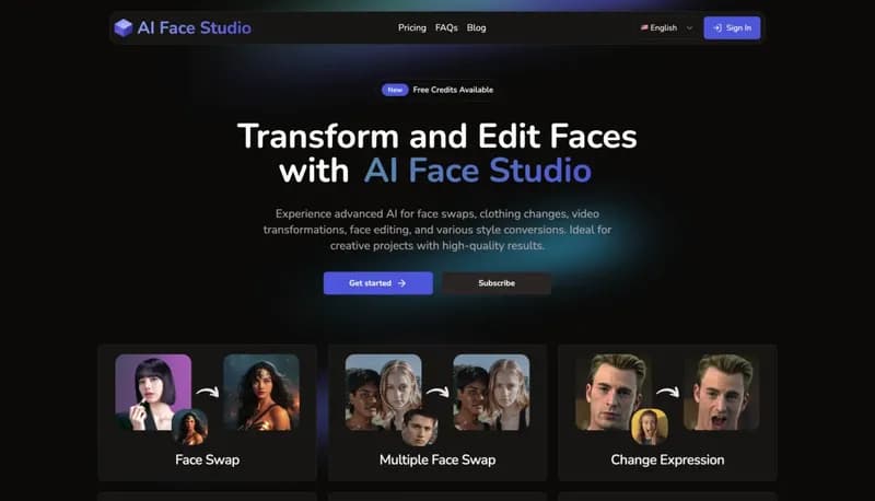 AI Face Studio screenshot