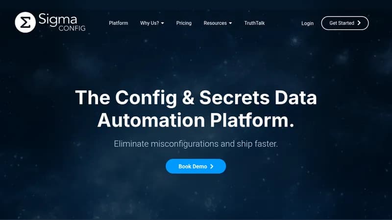 sigma config website