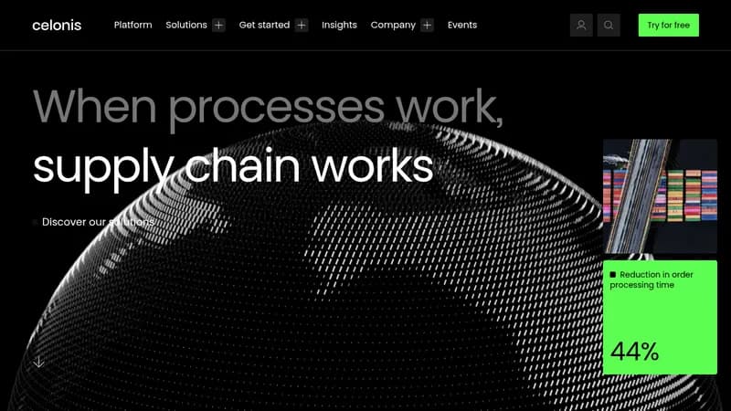 celonis process intelligence platform website